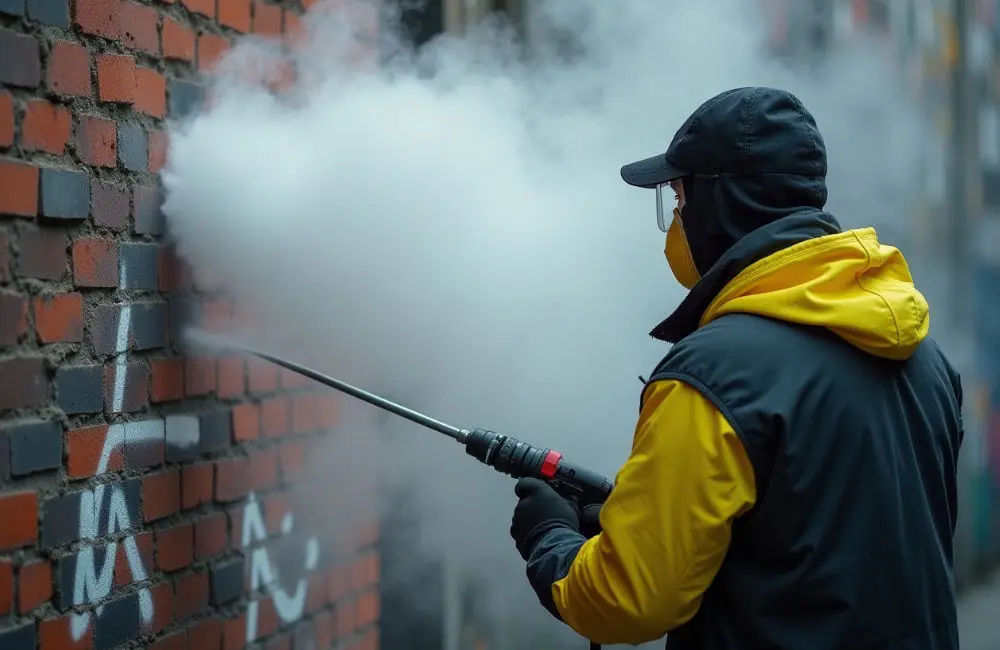 Graffiti Removal Dry Ice Cleaning